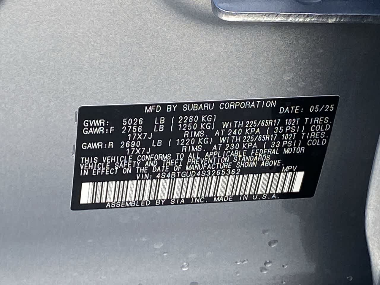 2025 Subaru Outback Wilderness 37