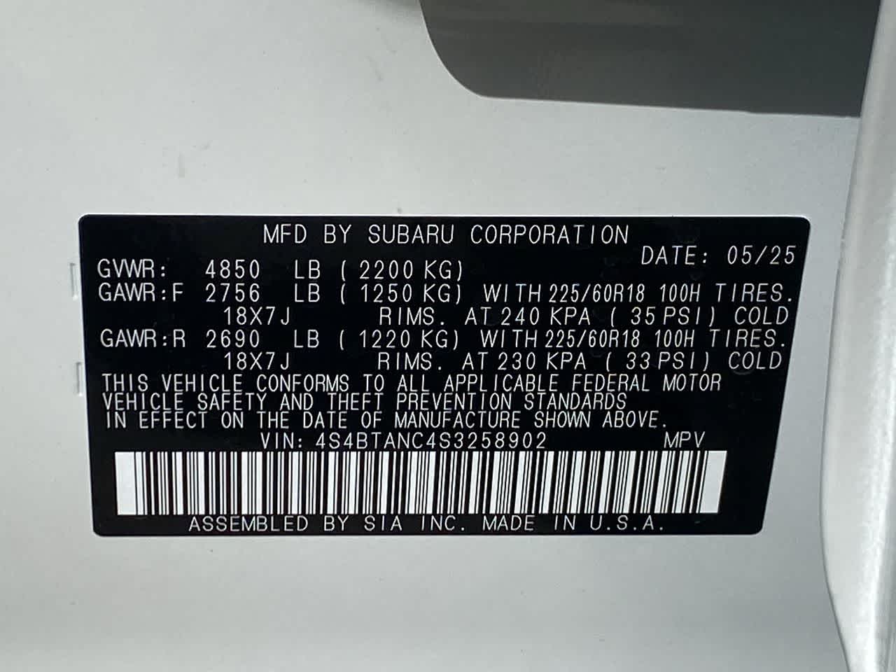 2025 Subaru Outback Limited 36
