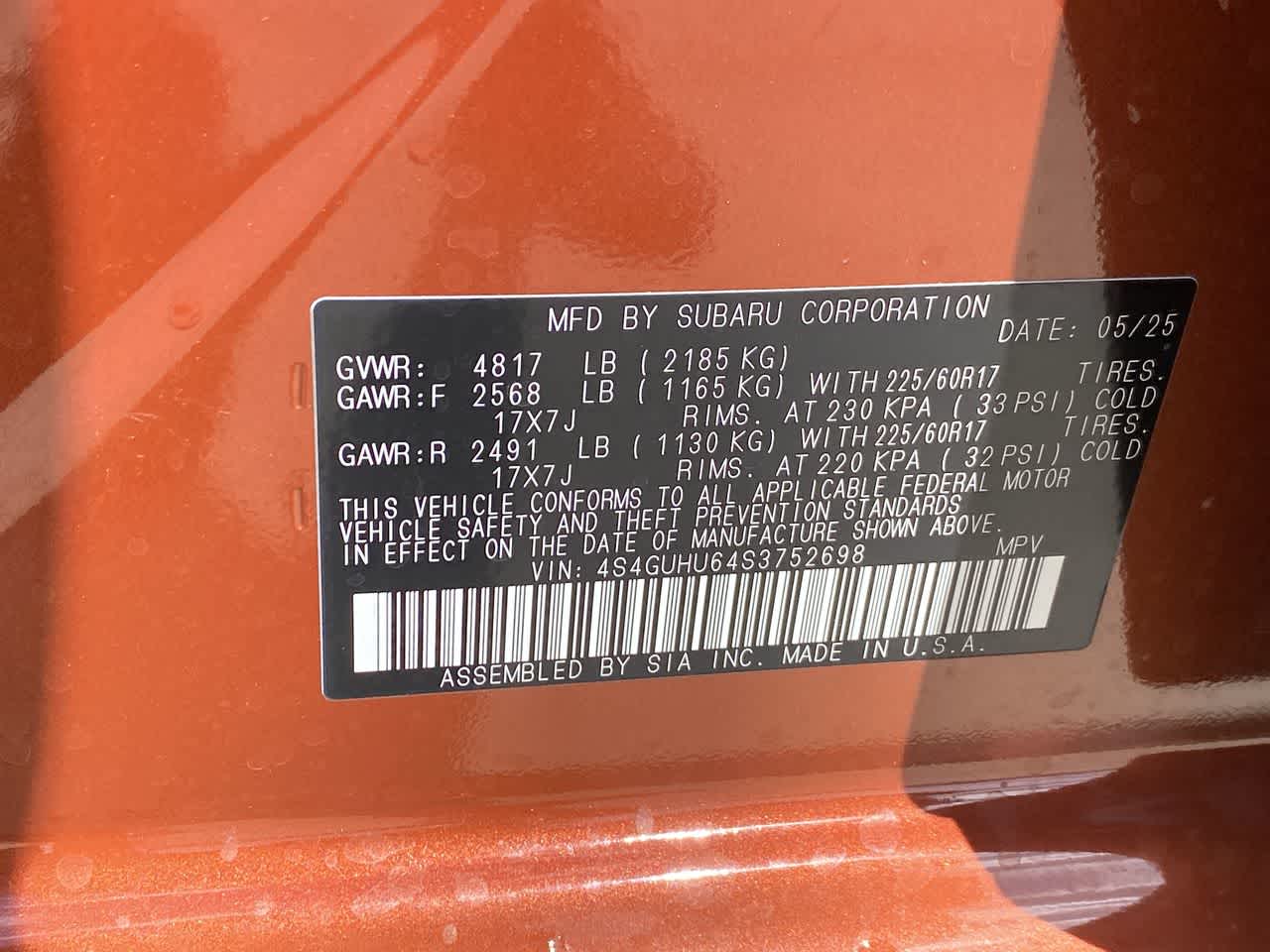 2025 Subaru Crosstrek Wilderness 35