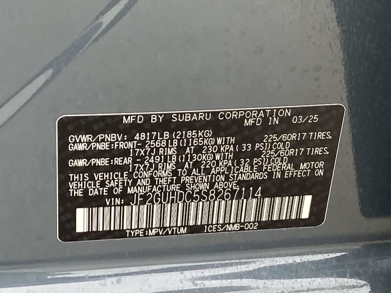 2025 Subaru Crosstrek Premium 34