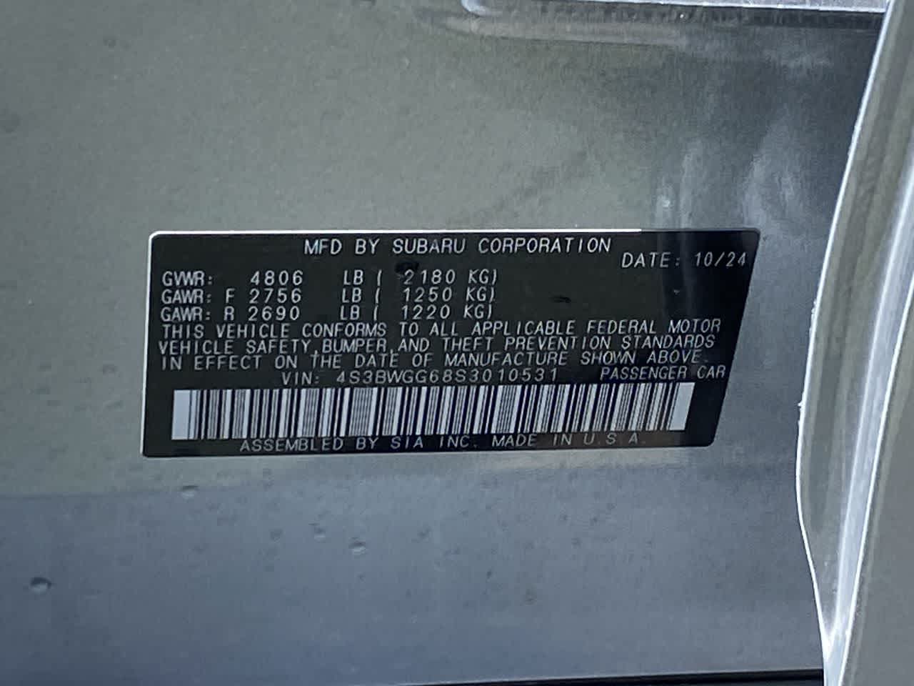 2025 Subaru Legacy Sport 35