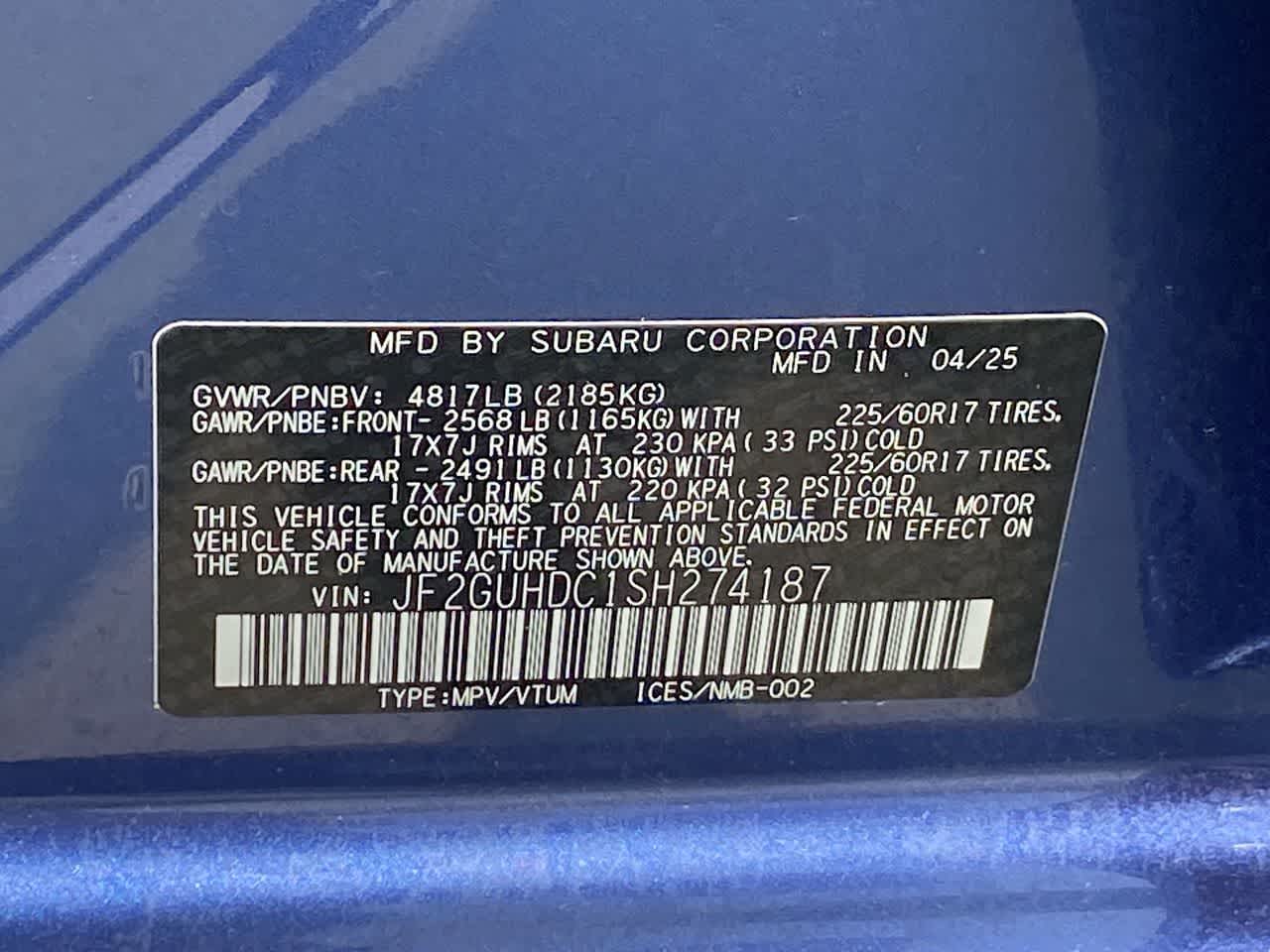 2025 Subaru Crosstrek Premium 32