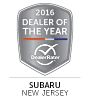 DealerRater 2016 NJ Subaru Dealer of the Year