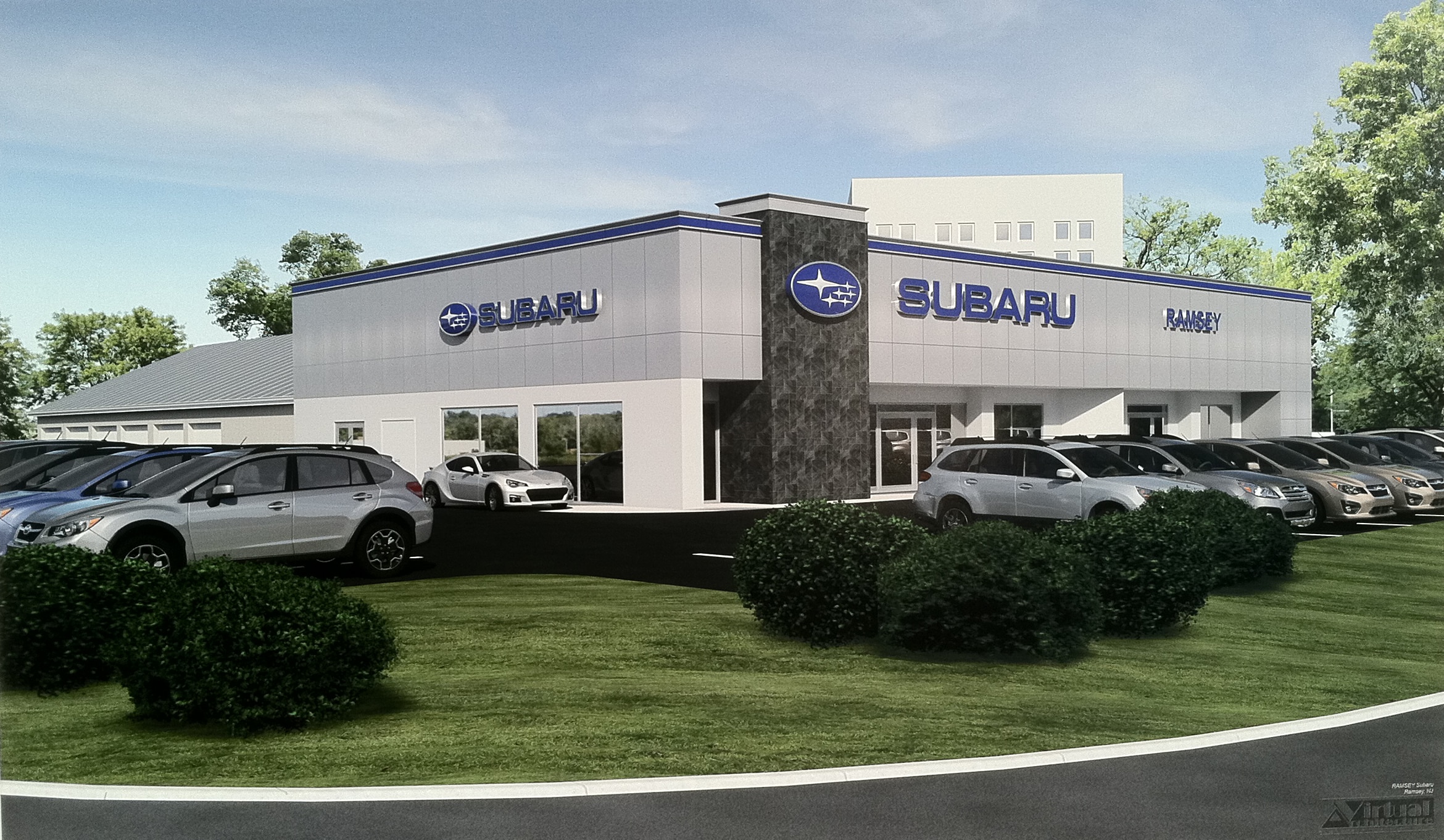 Ramsey Subaru Renovated Showroom Ramsey Subaru Renovated Showroom