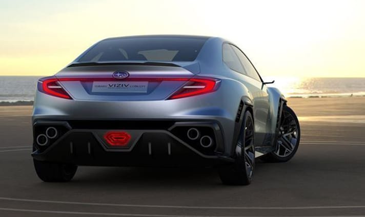 Subaru VIZIV Performance Concept Quad Tailpipes