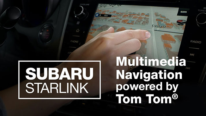 Subaru Starlink Navigation System