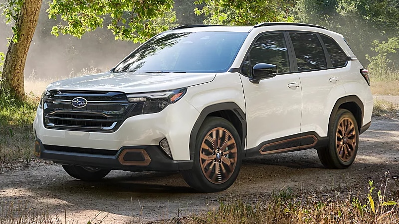 2025 Subaru Forester City MPG: 26 miles per gallon