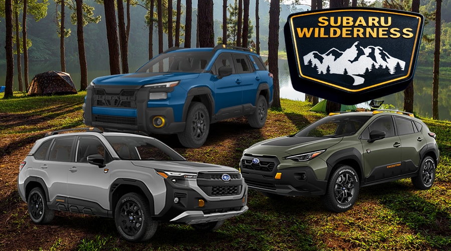 2026 Subaru Crosstrek Wilderness , 2026 Subaru Outback Wilderness & 2026 Subaru Forester Wilderness
