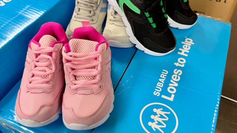 Ramsey Subaru , Subaru Loves to Help Sneaker Donation