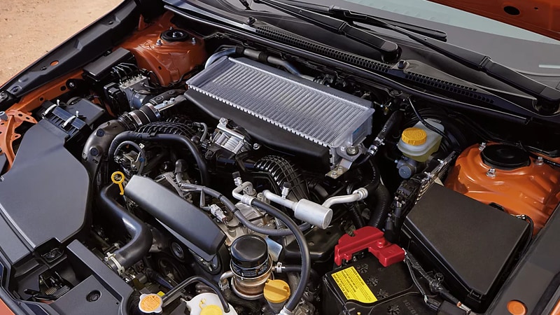 2.4-liter direct-injections turbocharged SUBARU BOXER engine