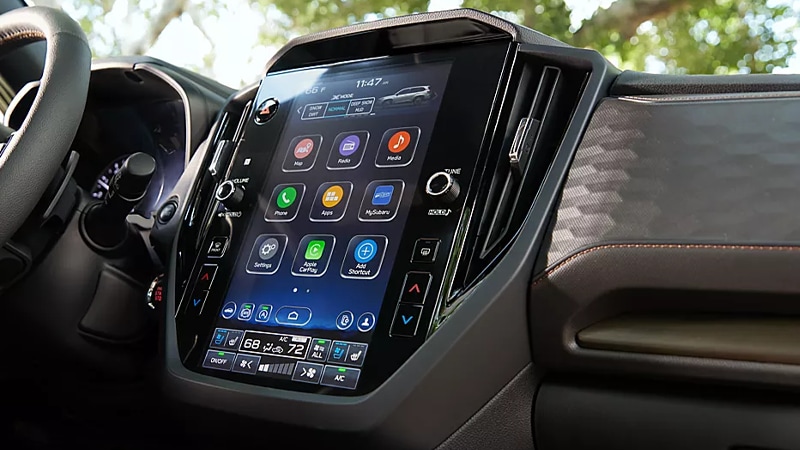2025 Forester 11.6-inch touchscreen