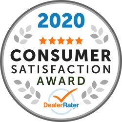 2020 DealerRater Consumer Satisfaction Award