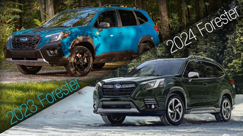 2023 Subaru Forester vs 2024 Subaru Forester