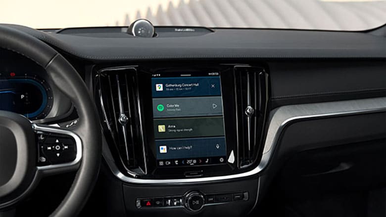 V60 Google-based infotainment system
