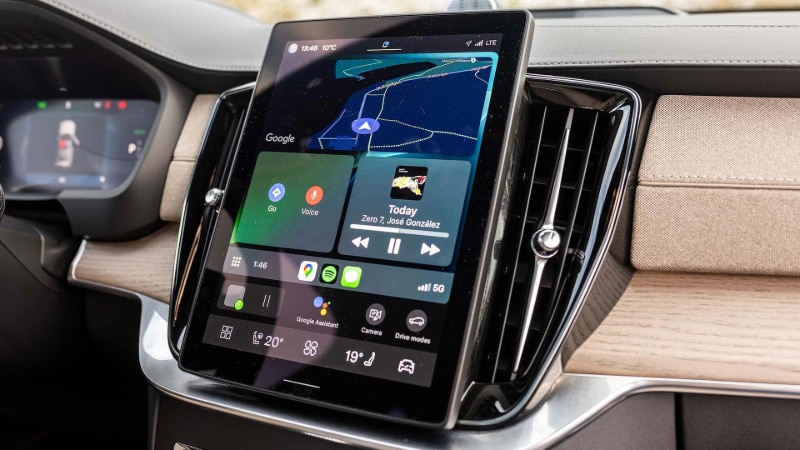 2025.5 Volvo XC90 Apple Carplay and Android Auto Features