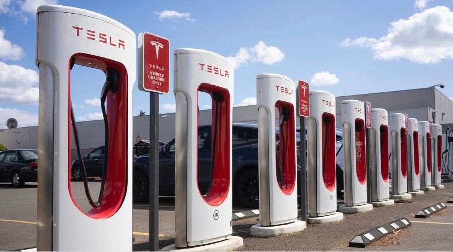 Tesla Super Chargers