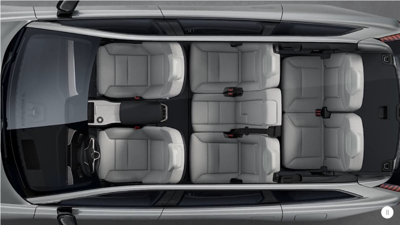 2024 Volvo EX90 Fully Electric 7-Seater SUV Interior Design 