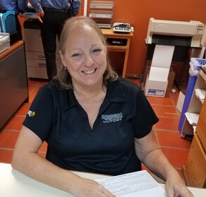 Staff member Sheila Lewis from 44b8861eceb8