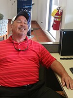 Staff member Terry Windburn from 3370fee98f05