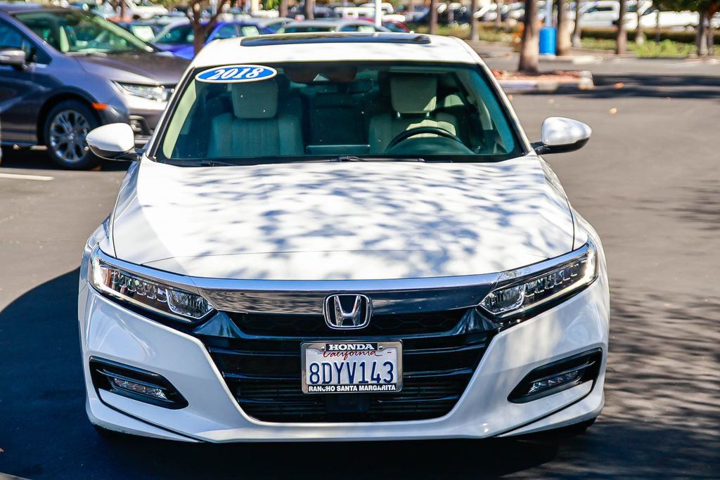 Used 2018 Honda Accord EX-L with VIN 1HGCV1F57JA095029 for sale in Rancho Santa Margarita, CA