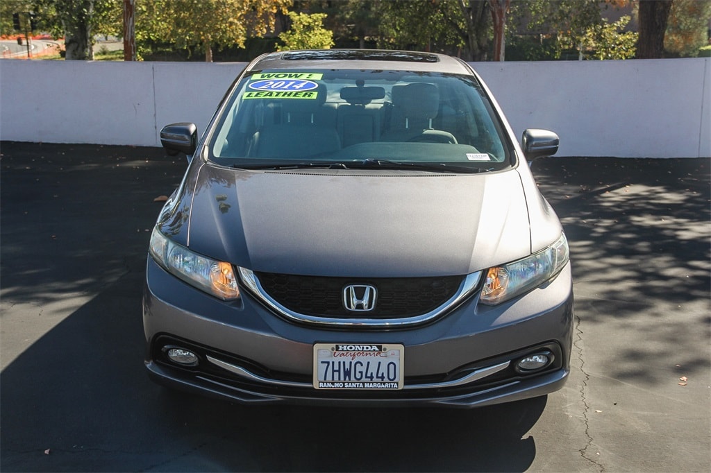 Used 2014 Honda Civic EX-L with VIN 19XFB2F99EE276133 for sale in Rancho Santa Margarita, CA