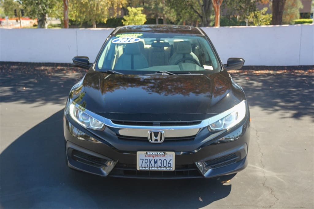 Used 2016 Honda Civic EX with VIN 2HGFC2F75GH517982 for sale in Rancho Santa Margarita, CA