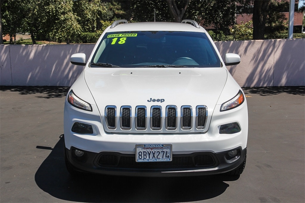 Used 2018 Jeep Cherokee Latitude Plus with VIN 1C4PJLLX2JD511984 for sale in Rancho Santa Margarita, CA
