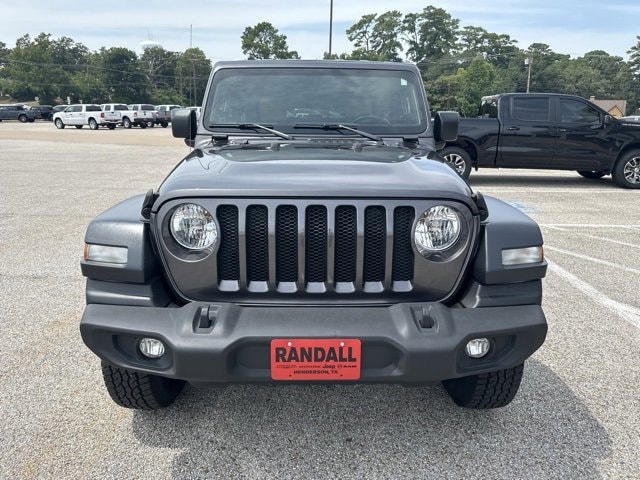 Used 2020 Jeep Wrangler Sport S with VIN 1C4GJXAN8LW203766 for sale in Henderson, TX