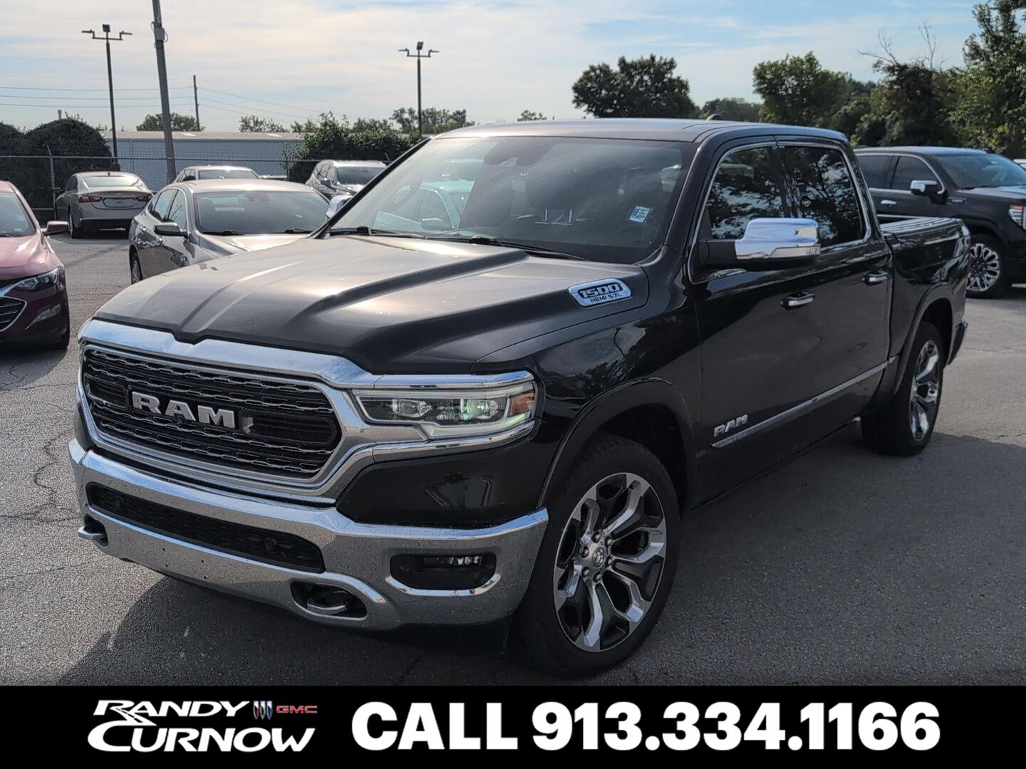 Used 2019 RAM Ram 1500 Pickup Limited with VIN 1C6SRFHT7KN603895 for sale in Kansas City