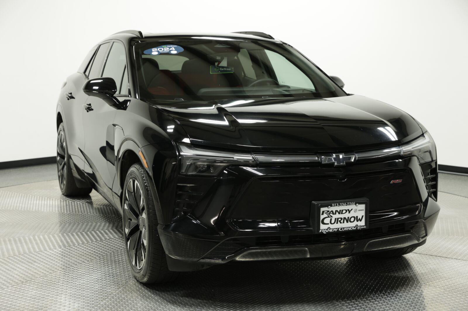 Used 2024 Chevrolet Blazer EV RS with VIN 3GNKDHRK3RS215496 for sale in Kansas City
