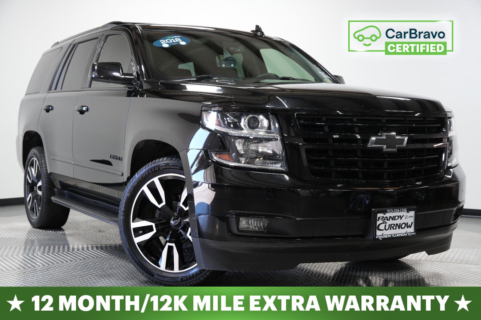 Certified 2018 Chevrolet Tahoe Premier with VIN 1GNSKCKJ1JR328056 for sale in Kansas City
