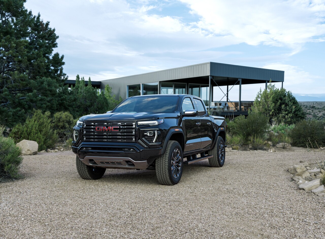 GMC Canyon Denali GMC Canyon Denali Pickup Truck driving on road