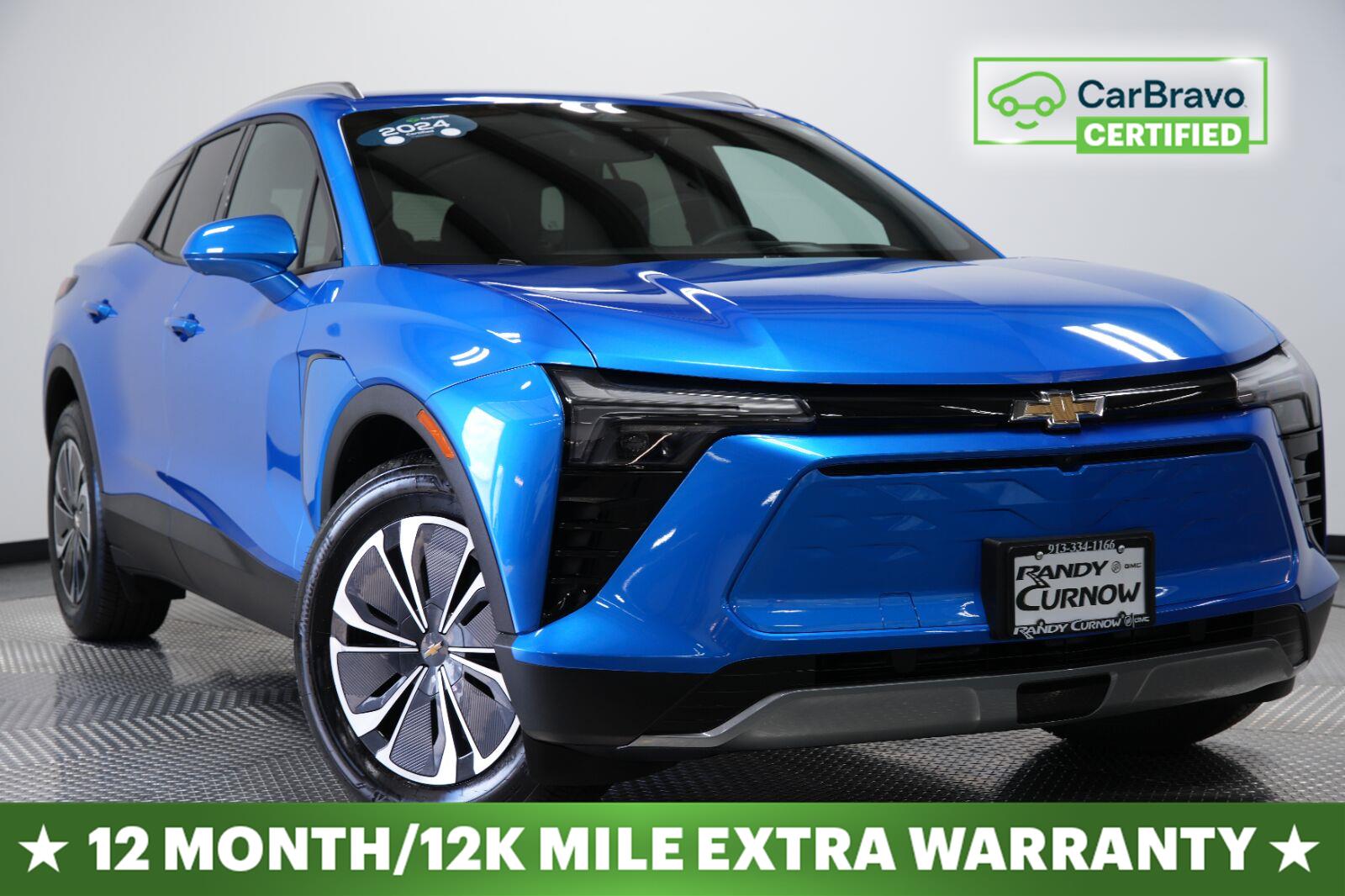 Used 2024 Chevrolet Blazer EV LT with VIN 3GNKDBRJ2RS251068 for sale in Kansas City, KS