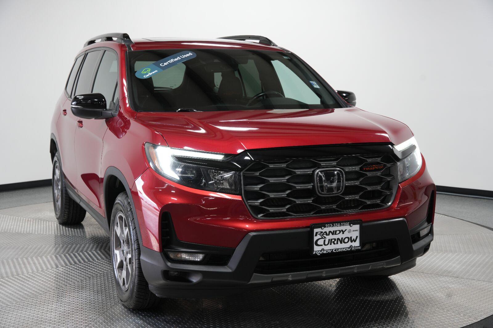 Used 2022 Honda Passport TrailSport with VIN 5FNYF8H62NB011065 for sale in Kansas City