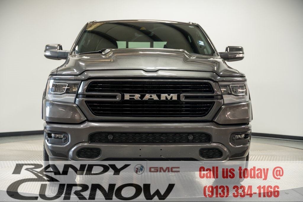 Used 2021 RAM Ram 1500 Pickup Laramie with VIN 1C6SRFJTXMN613477 for sale in Kansas City