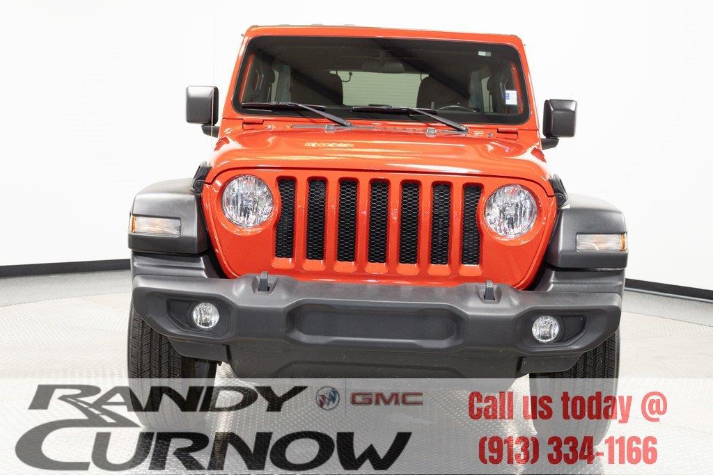 Used 2019 Jeep Wrangler Unlimited Sport S with VIN 1C4HJXDN6KW634802 for sale in Kansas City