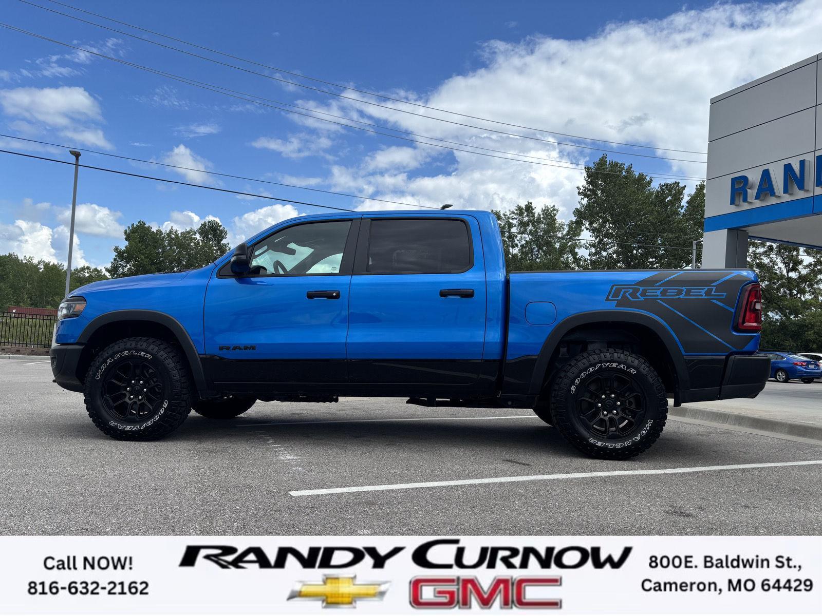 Used 2025 RAM Ram 1500 Rebel with VIN 1C6SRFLP4SN586239 for sale in Kansas City