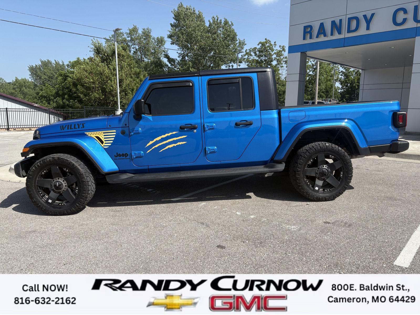 Used 2022 Jeep Gladiator WILLYS with VIN 1C6HJTAG6NL162502 for sale in Kansas City