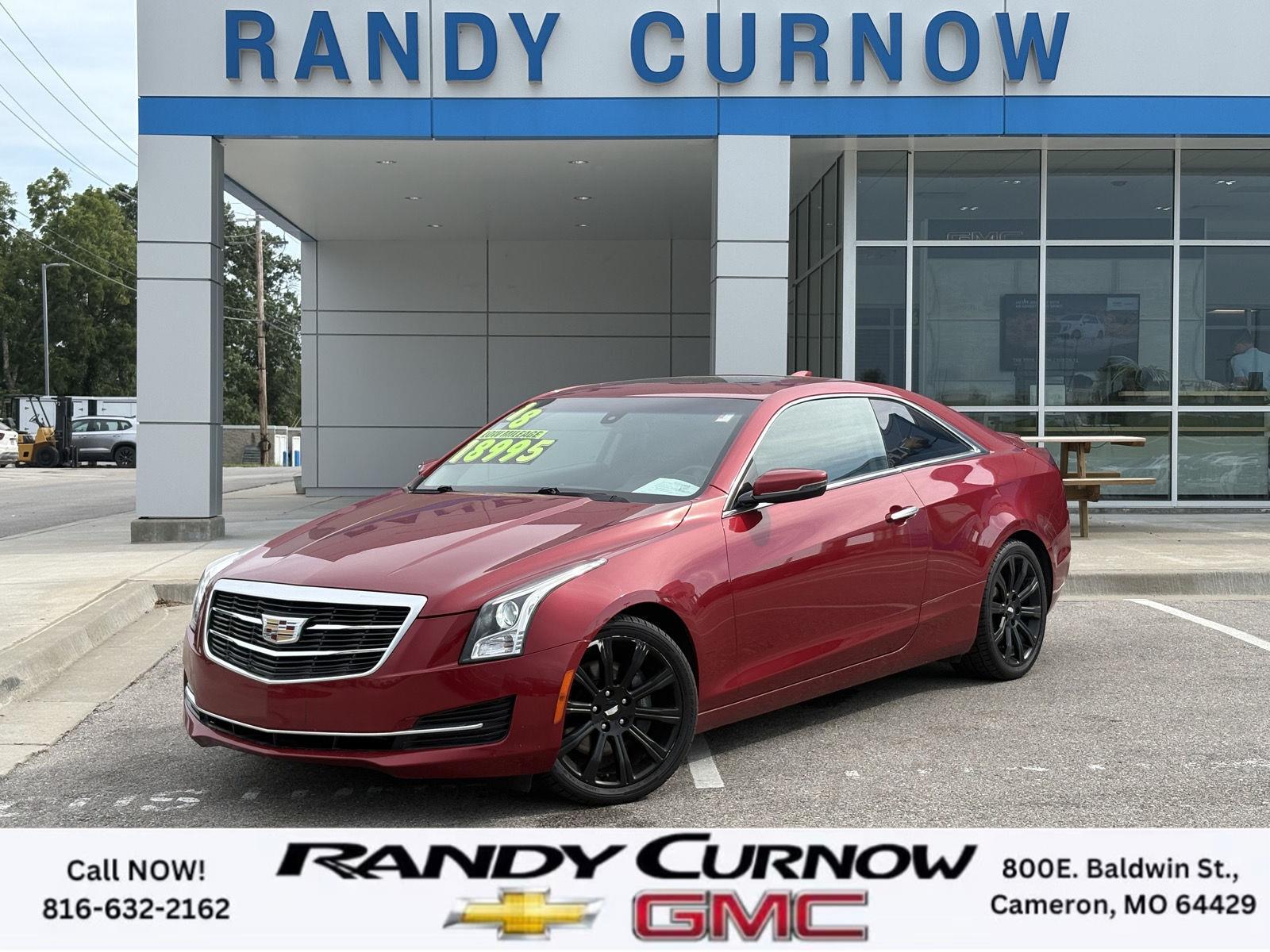 Used 2018 Cadillac ATS Coupe Base with VIN 1G6AA1RX0J0144949 for sale in Kansas City