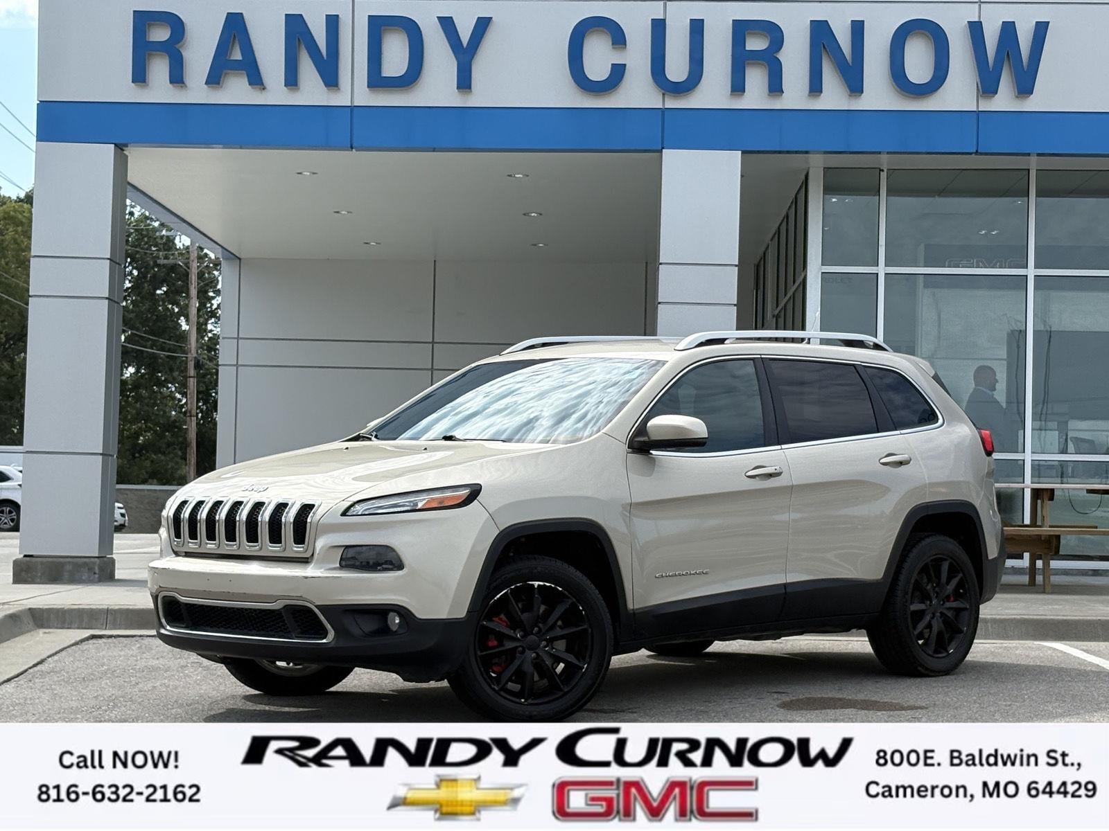 Used 2015 Jeep Cherokee Limited with VIN 1C4PJLDS8FW602286 for sale in Kansas City