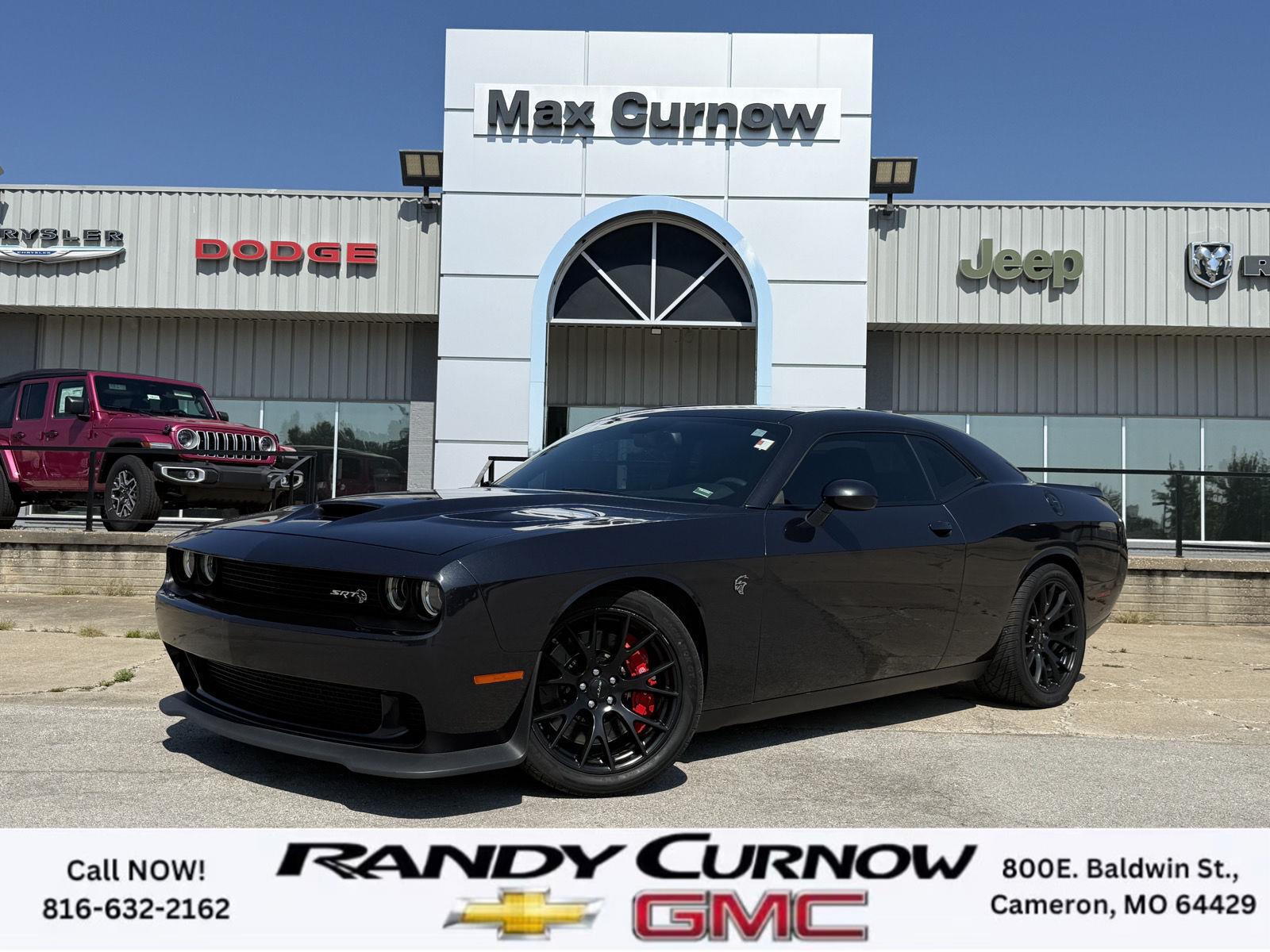 Used 2016 Dodge Challenger SRT with VIN 2C3CDZC98GH193086 for sale in Kansas City