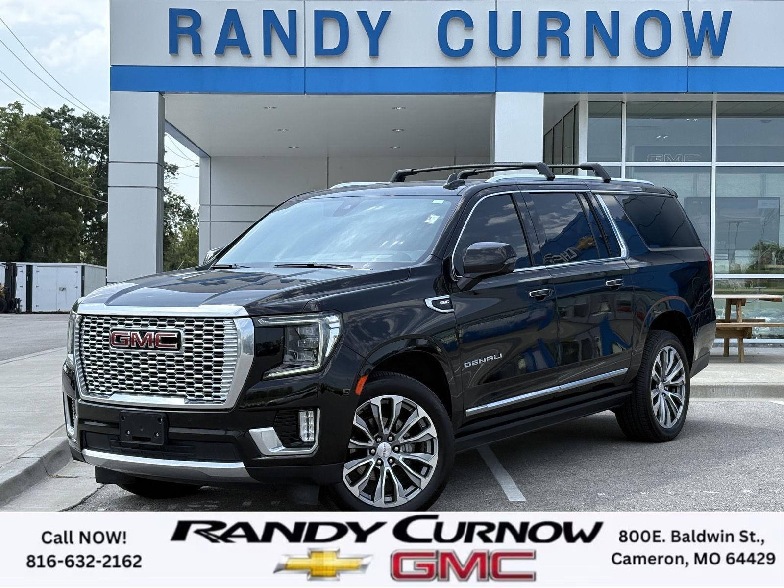 Used 2021 GMC Yukon XL Denali with VIN 1GKS2JKL2MR141383 for sale in Kansas City