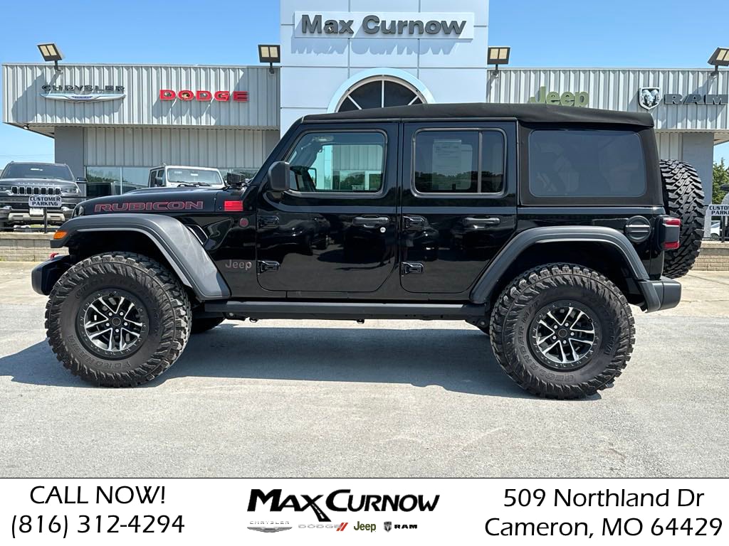 Used 2024 Jeep Wrangler 4-Door Rubicon with VIN 1C4RJXFG6RW160945 for sale in Kansas City