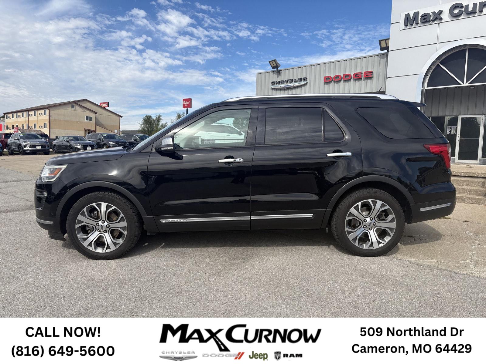 Used 2018 Ford Explorer Platinum with VIN 1FM5K8HT2JGB04796 for sale in Kansas City