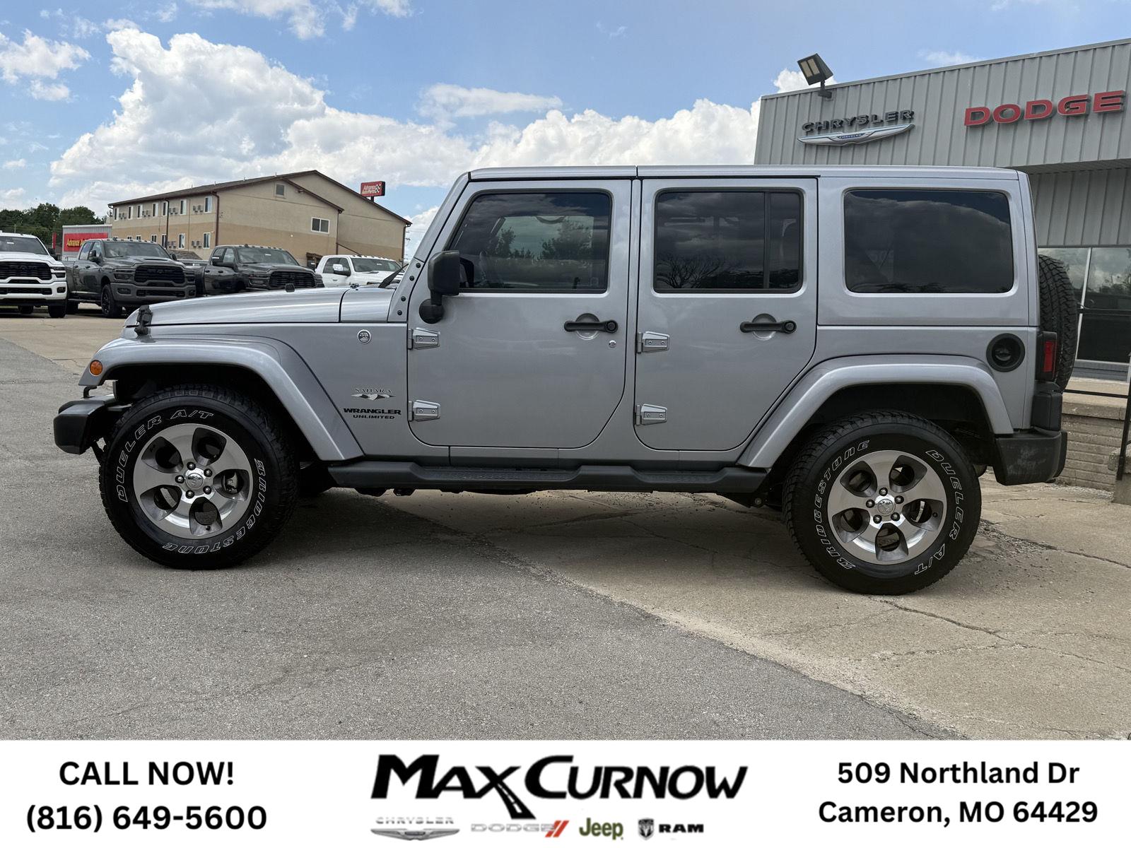 Used 2017 Jeep Wrangler Unlimited Sahara with VIN 1C4BJWEG2HL578559 for sale in Kansas City