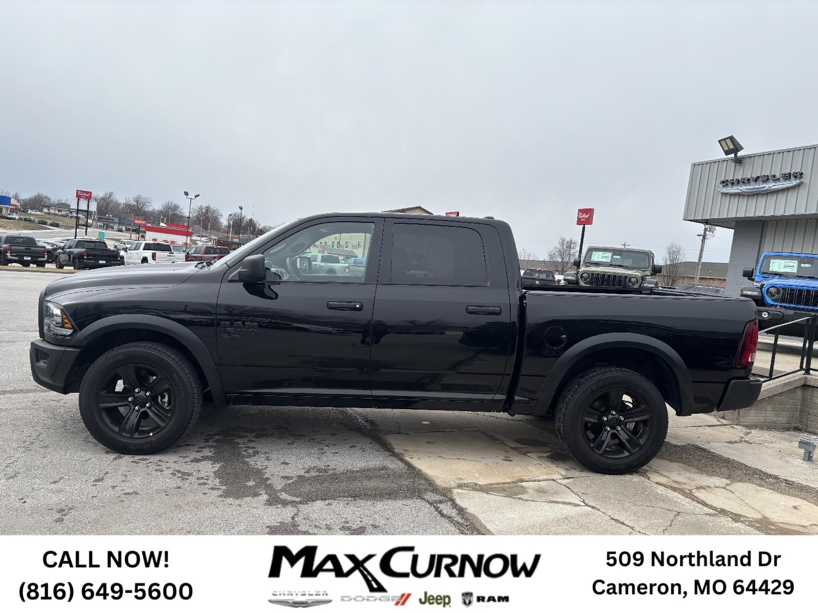Used 2024 RAM Ram 1500 Classic Warlock with VIN 1C6RR7LG7RS148265 for sale in Kansas City