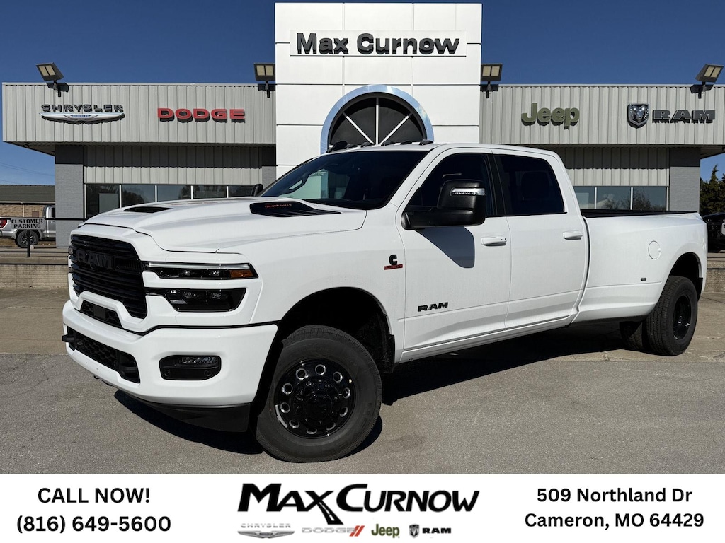 New 2026 Ram 3500 LARAMIE CREW CAB 4X4 8' BOX Pickup