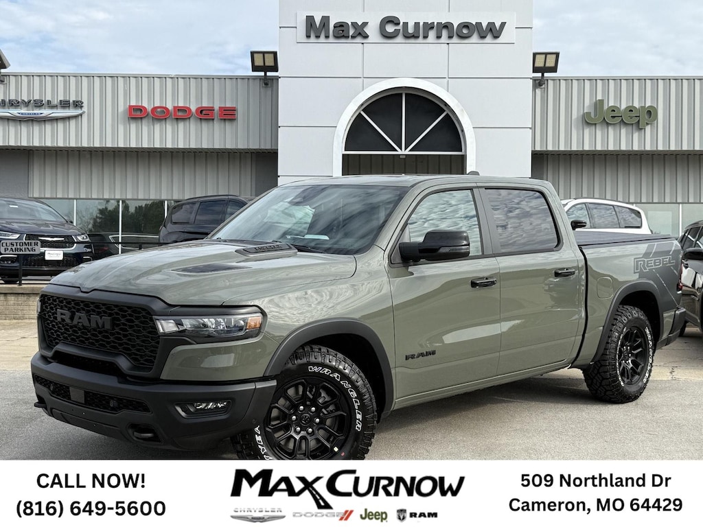 New 2026 Ram 1500 REBEL CREW CAB 4X4 5'7 BOX Pickup