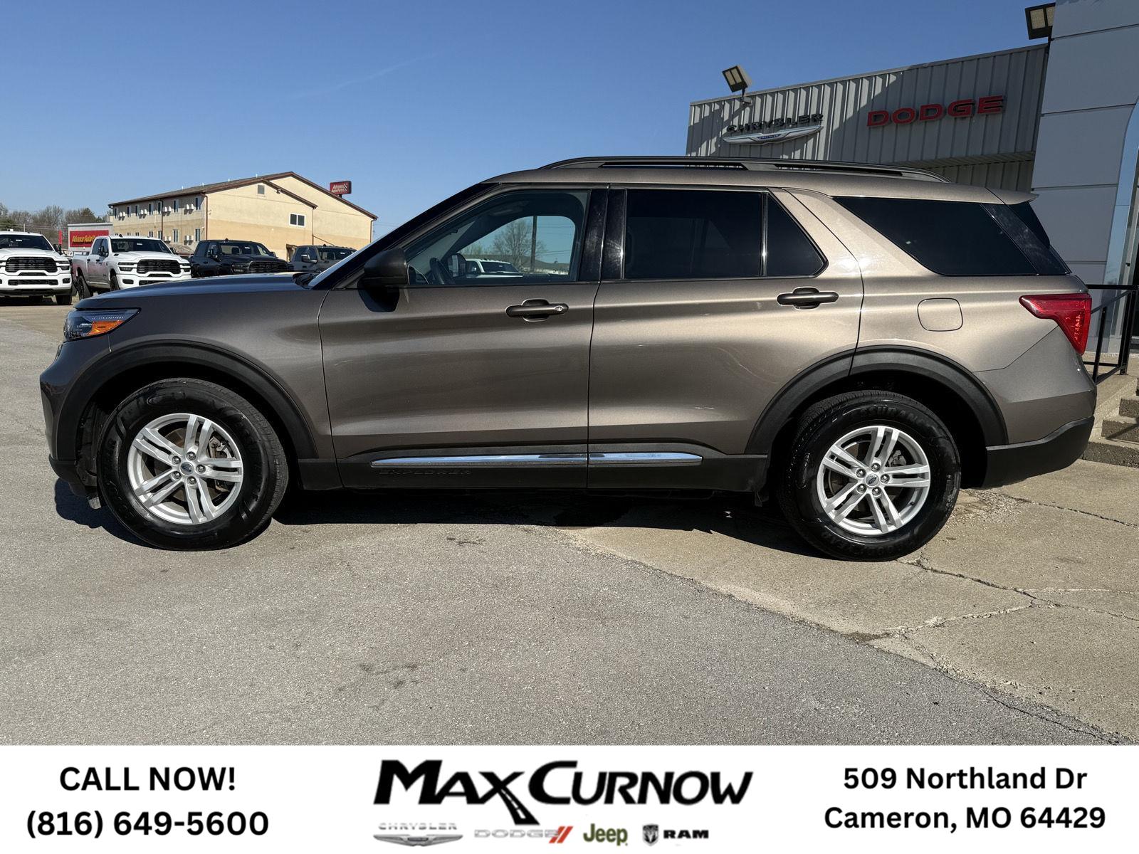 Used 2021 Ford Explorer XLT with VIN 1FMSK8DH1MGA39366 for sale in Kansas City