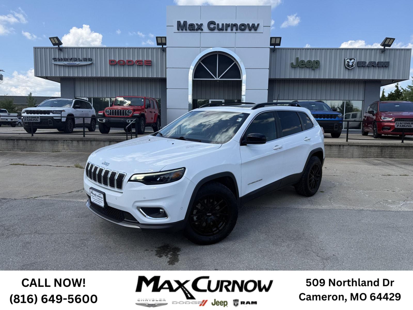 Used 2022 Jeep Cherokee Limited with VIN 1C4PJMDN6ND503833 for sale in Kansas City
